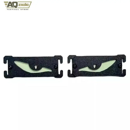 AQzxdc Tactical Patch Luminous Eye Marking Strip Molle Luminous Marker Safety Signal Luminous Panel For Airsoft Vest backpack