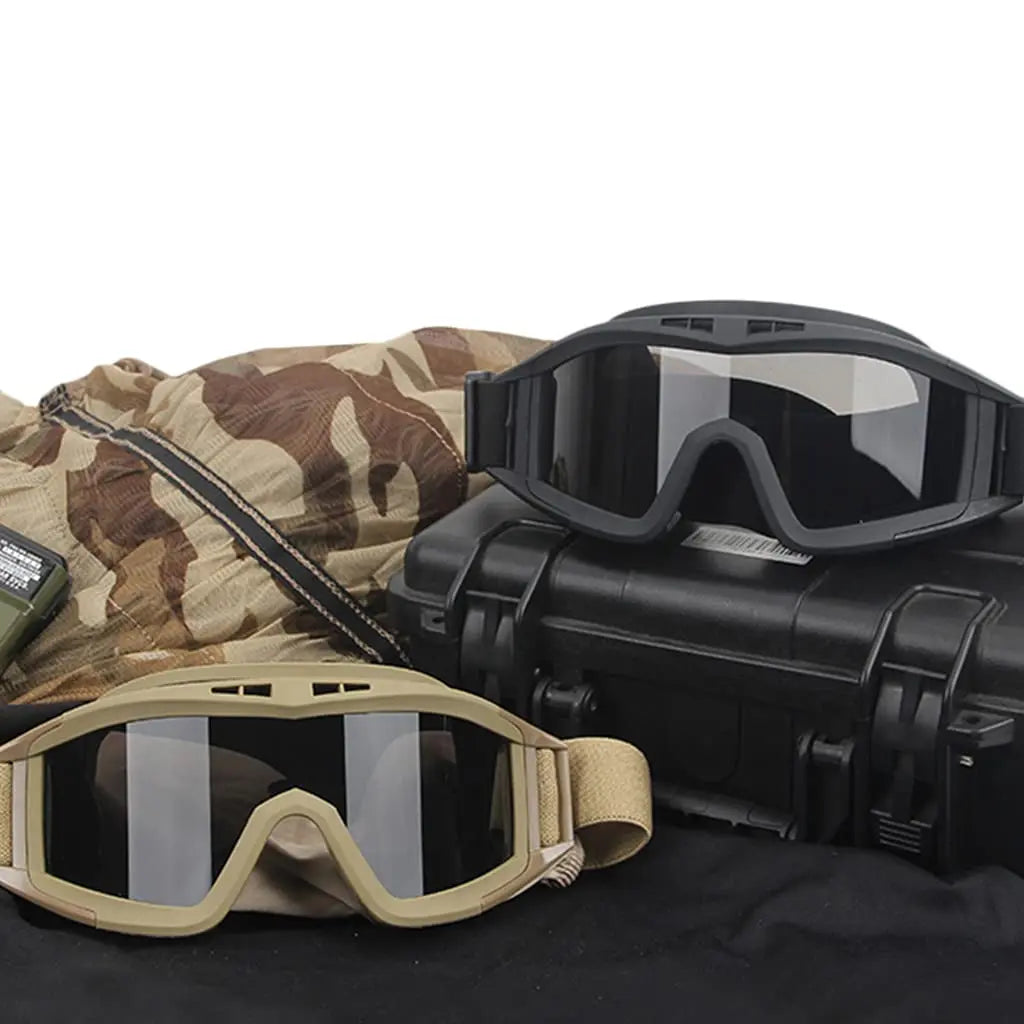 M88 Tactical Helmet Sets, wiht Helmet Cloth Goggles and Mount Kit Full-Covered Military Protective Combat Airsoft Paintball Helm