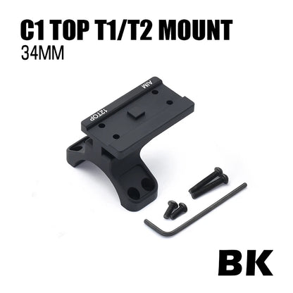 34mm Tube Airsoft Wargame Hunting Tactical C1 Modular Riflescope Mount 1.54/1.70/1.93 inch with Offset/TOP Red Dot Mounts