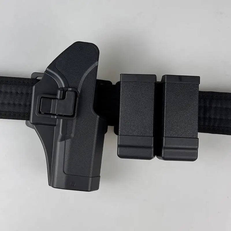 AQzxdc Glock Tactical Belt Quick Draw Suit Holster Universal Magazine Cover G17 N1 P1 G19 G18 G22 26