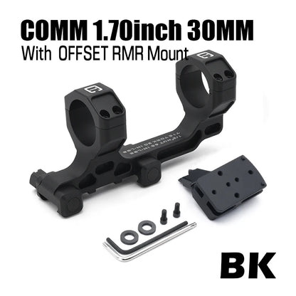 30mm Tube Airsoft Wargame Hunting Tactical C1 Modular Riflescope Mount 1.70/1.93inch with Offset Mounts