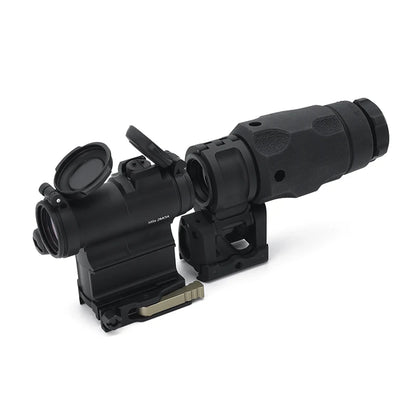 Evolution Gear Red Dot Sight M5S with 3XMAG Magnifier Unity and FTC Mounts High Optical Centerline Combo