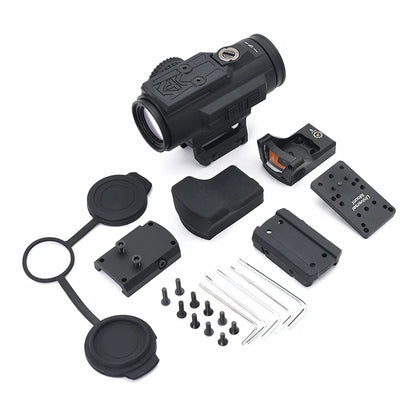 Tacitical RifleScope SPxxFIRx HD GEN II 5X PRISM SCOPE 5.56 AR-BDC4 Reticle Fully multi-coated FMC LENS With Full Masrkings