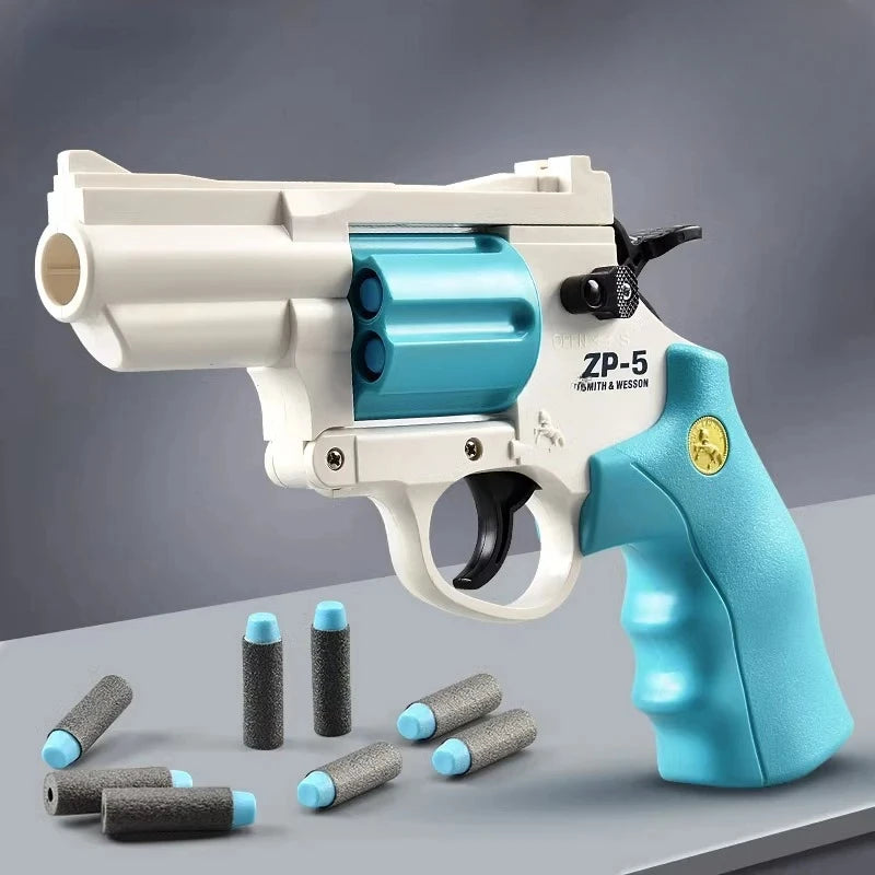 Soft Dart Bullet ZP5 Revolver Pistol Launcher Toy Gun Weapon Outdoor  Airsoft  Shooter Pistola For Boys Birthday Gift