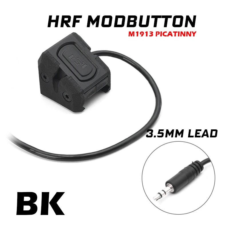 Tactical ModButton with HRF RAMP Cage for SF 3.5MM M300 M600 Flashlight Airsoft Weapon Light Switch with Original Markings