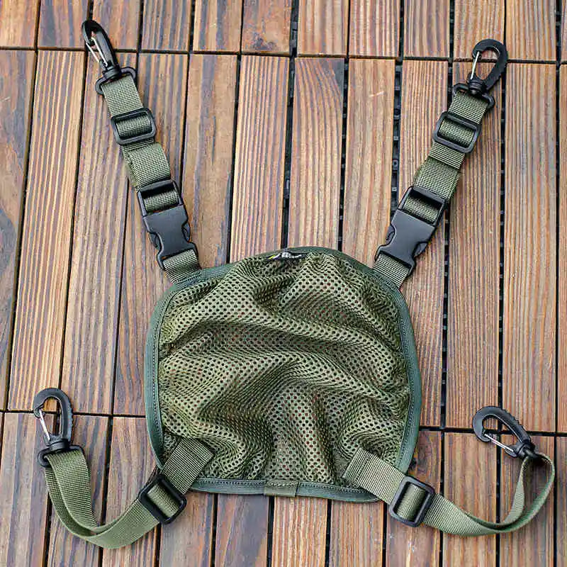 AQzxdc Tactical Helmet Mesh Cover - Outdoor Leisure Backpack Helmet Net Bbag Accessories for Helmet External Mount