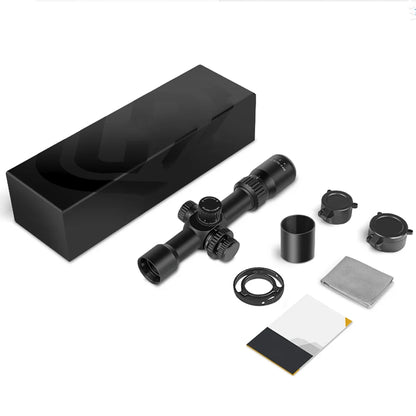 2.5-10X32 IR SF Compact Scope LPVO FMC  1/10 MIL Tactical Hunting Riflescope Lock Reset Sight Side Focus Illumina
