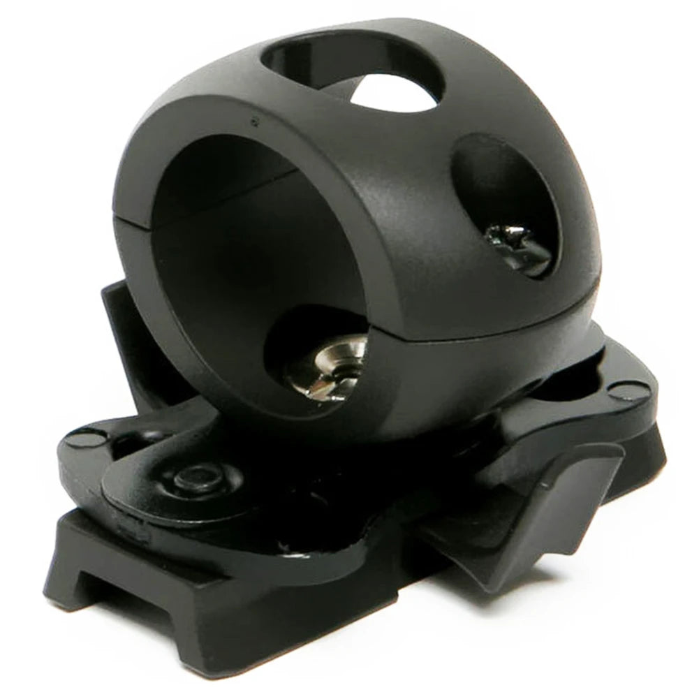 Single Clamp Rail Adaptor, Tactical Flashlight Accessories, Attaches to FAST/ACH/MICH Street Helmets, Fits 20-33MM Torches