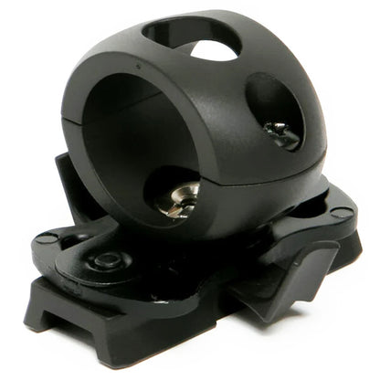 Single Clamp Rail Adaptor, Tactical Flashlight Accessories, Attaches to FAST/ACH/MICH Street Helmets, Fits 20-33MM Torches