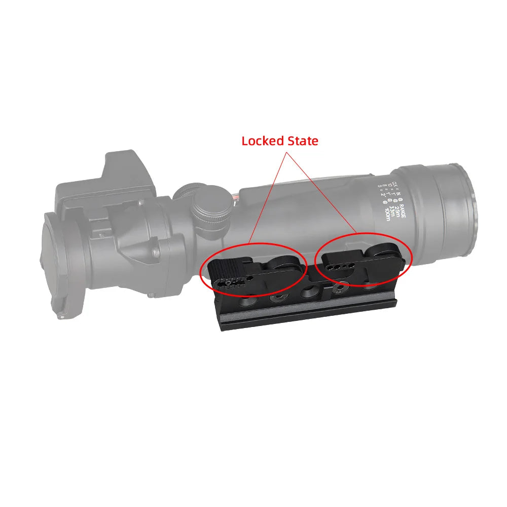 2pcs Free shipping Quick release scope Mount Optic scope Plate Base Mount Mounting Platform for  scope gz240234