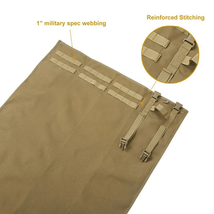AQzxdc Outdoor Hooting Mat - Roll-up Shooting Mat Prone Shooter Mats Tactical Shooting Blanket Mat for Range Shooting Hunting