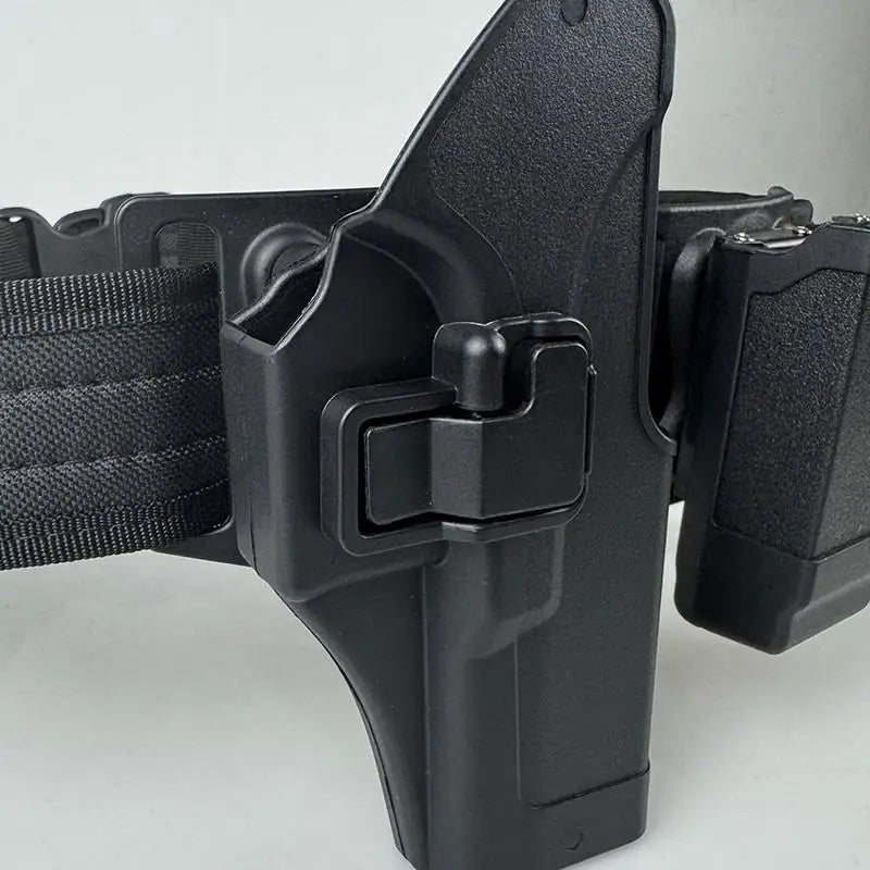 AQzxdc Glock Tactical Belt Quick Draw Suit Holster Universal Magazine Cover G17 N1 P1 G19 G18 G22 26
