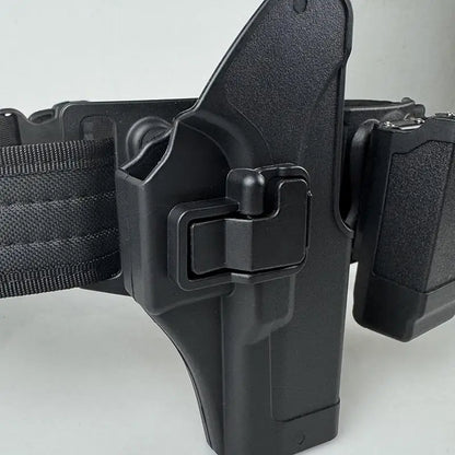 AQzxdc Glock Tactical Belt Quick Draw Suit Holster Universal Magazine Cover G17 N1 P1 G19 G18 G22 26