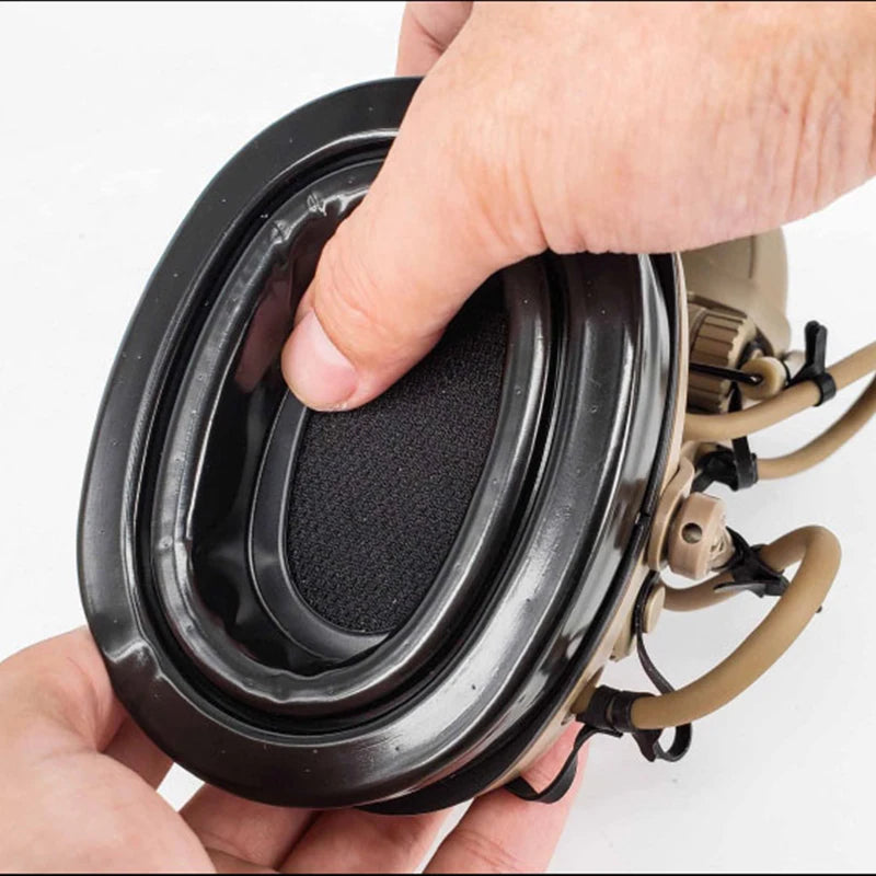 Vylepšené gelové náušníky pro taktickou náhlavní soupravu AMP, sada těsnění do uší, Bluetooth adaptér a mikrofonní kabel 3,5 mm, příslušenství k náhlavní soupravě