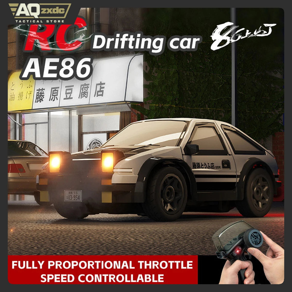 K14 RTR 1/64 2.4G 4WD Drift RC Car Mini Race, Radio Control High-Speed Motor Full Proportional On-Road Racing Vehicle Model