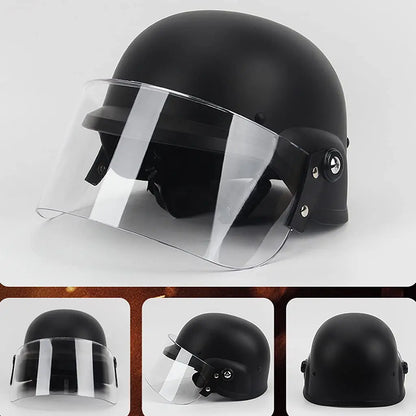 M88 Tactical Helmet Set, with Balaclava & Visor, Military Adjustable PC Protective Lens, for Airsoft Paintball BBs Shooting Game