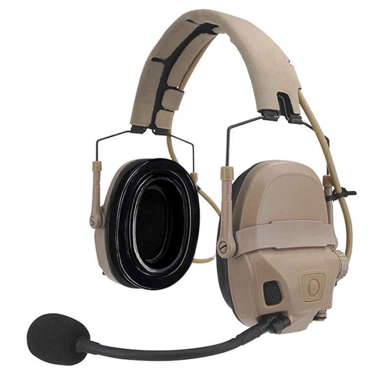 Vylepšené gelové náušníky pro taktickou náhlavní soupravu AMP, sada těsnění do uší, Bluetooth adaptér a mikrofonní kabel 3,5 mm, příslušenství k náhlavní soupravě