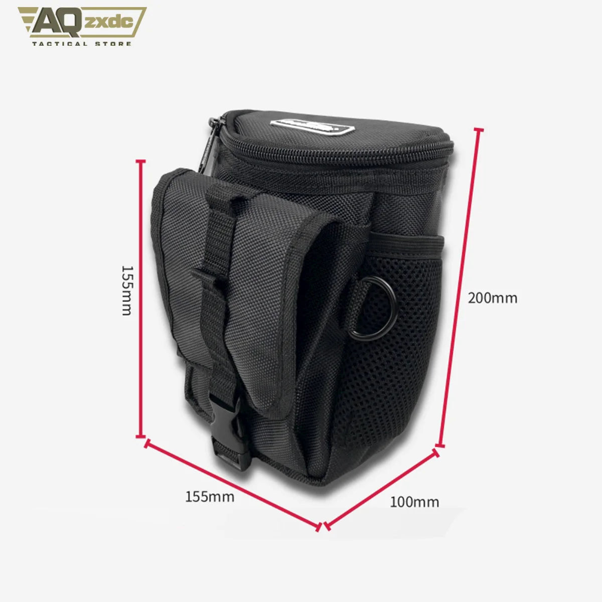 AQzxdc Multifunctional Tool Waist Bag, Mobile Phone Bag, Small Multi-Meter Waist Bag 1680D Oxford Cloth Thick Exquisite Tool Bag