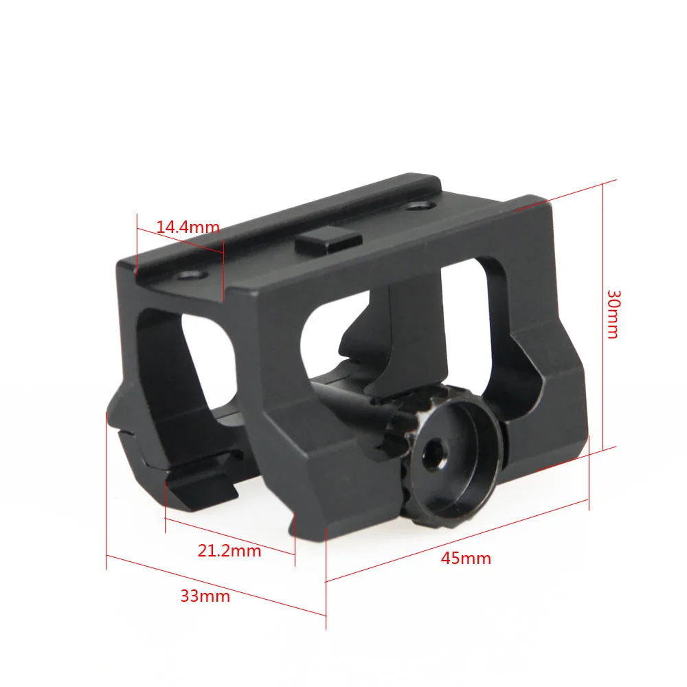 PPT Tactical Scope Mount Black Riser Mount for Red Dot Sight with red dot gz240149