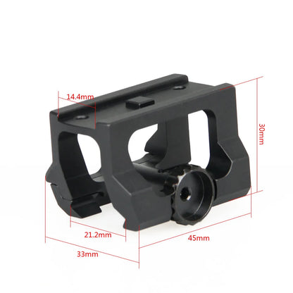 PPT Tactical Scope Mount Black Riser Mount for Red Dot Sight with red dot gz240149